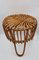 Bamboo Stool and Rattan attributed to Tito Agagoli, 1960s 2