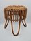Bamboo Stool and Rattan attributed to Tito Agagoli, 1960s, Image 1
