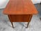 Mid-Century Danish Teak Desk attributed to Gunnar Nielsen Tibergaard for Tibergaard, 1960s 4