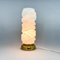 Vintage Brass and Opaline Glass Table Lamp, 1970s, Image 2