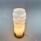 Vintage Brass and Opaline Glass Table Lamp, 1970s, Image 6