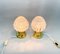 Brass and Glass Table Lamps by Kamenicky Senov, 1970s, Set of 2 10