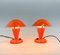 Small Metal Mushroom Lamps by Napako, 1970s, Set of 2 3