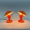 Petites Lampes Champignon en Métal par Napako, 1970s, Set de 2 8