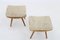 Czechoslovakian Ash Stools, 1960s, Set of 2 2