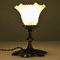 Brass and Molded Glass Table Lamp 2