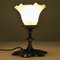 Brass and Molded Glass Table Lamp, Image 2
