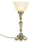 Brass and Molded Glass Table Lamp 1