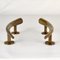 Art Deco Bronze Push and Pull Door Handles, 1930s, Set of 2 6