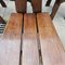 French Brutalist Oak Chairs, 1975, Set of 8, Image 5