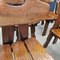 French Brutalist Oak Chairs, 1975, Set of 8, Image 6