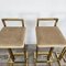 Brass Bar Stools in the style of Maison Jansen, 1980s, Set of 3 7