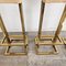 Brass Bar Stools in the style of Maison Jansen, 1980s, Set of 3 8