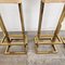 Brass Bar Stools in the style of Maison Jansen, 1980s, Set of 3, Image 8