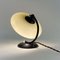 Lámpara de mesa Art Déco de bronce y vidrio opalino, Alemania, años 30, Imagen 5