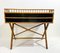 Mid-Century Desk in Bamboo and Black Lacquer by E. Murio, 1960s 5