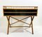 Mid-Century Schreibtisch aus Bambus & Schwarzem Lack von E. Murio, 1960er 5