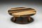 French Round Artisan Wooden Coffee Table, 1950s, Image 7