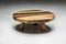 French Round Artisan Wooden Coffee Table, 1950s 3