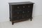 Antique Northern Swedish Gustavian Style Bureau in Black Pine, Image 7