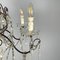 Italian Glass Drop Chandelier with Metal Structure, 1950s, Image 11