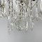 Italian Glass Drop Chandelier with Metal Structure, 1950s, Image 17