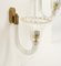 Mid-Century Murano Glass and Brass Sconces attributed to Barovier & Toso, Italy, 1950s, Set of 2 7