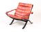 Norwegian Model Relax Leather Lounge Chair by Ingmar Relling for Westnofa, 1960s 1
