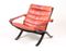 Norwegian Model Relax Leather Lounge Chair by Ingmar Relling for Westnofa, 1960s, Image 1