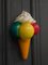 Lámpara de pared vintage con forma de cono de helado, años 60, Imagen 3
