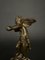 Estatuilla de bronce de Cupido sobre base de ónice, siglo XIX, Imagen 8