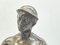 Deutscher Künstler, Bergleute, Bronzeskulptur auf Marmorsockel 7