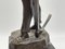 German Artist, Miners, Bronze Sculpture on Marble Base 14