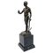 Artiste Allemand, Mineurs, Sculpture En Bronze Sur Socle En Marbre 1