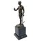 German Artist, Miners, Bronze Sculpture on Marble Base 1