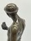 Artiste Allemand, Mineurs, Sculpture En Bronze Sur Socle En Marbre 8