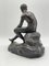 Jeune Athlétique Assis, Sculpture En Bronze 5