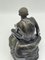 Jeune Athlétique Assis, Sculpture En Bronze 11