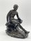 Seated Athletic Youth, Bronze Sculpture 2