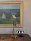 Coastal Retreat, Oil Painting, 1950s, Framed 4