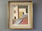 The Blue Staircase, Oil Painting, 1950s, Framed 1