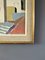The Blue Staircase, Oil Painting, 1950s, Framed 5