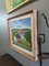 Paese delle meraviglie, dipinto ad olio, anni '50, con cornice, Immagine 4