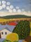 Paese delle meraviglie, dipinto ad olio, anni '50, con cornice, Immagine 13
