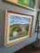 Paese delle meraviglie, dipinto ad olio, anni '50, con cornice, Immagine 3