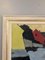 Paseo crepuscular, pintura al óleo, años 50, enmarcado, Imagen 10