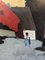 Paseo crepuscular, pintura al óleo, años 50, enmarcado, Imagen 6