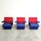 Postmodern Lounge Chairs by Gordon Russell, 1996, Set of 3 1