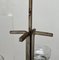 Mid-Century Danish Metal and Glass Candleholder Pendant, 1960s, Image 15