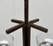 Mid-Century Danish Metal and Glass Candleholder Pendant, 1960s 4